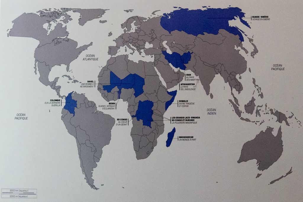 Les différentes régions du monde où les photos ont été prises